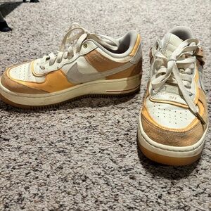 Nike platform Air Force ones